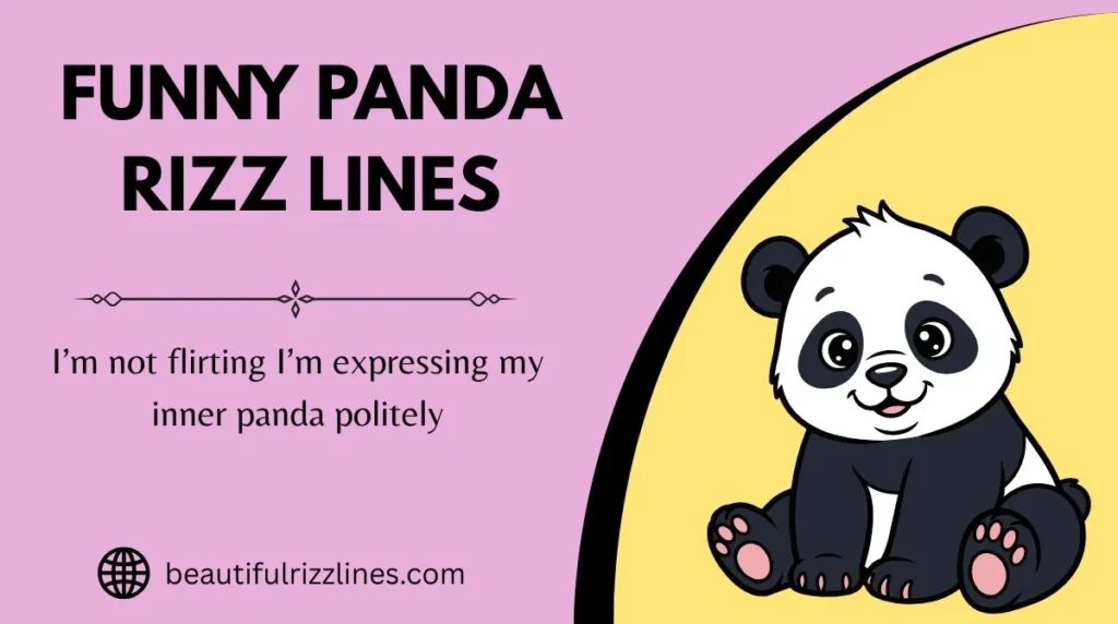 Funny Panda Rizz Lines