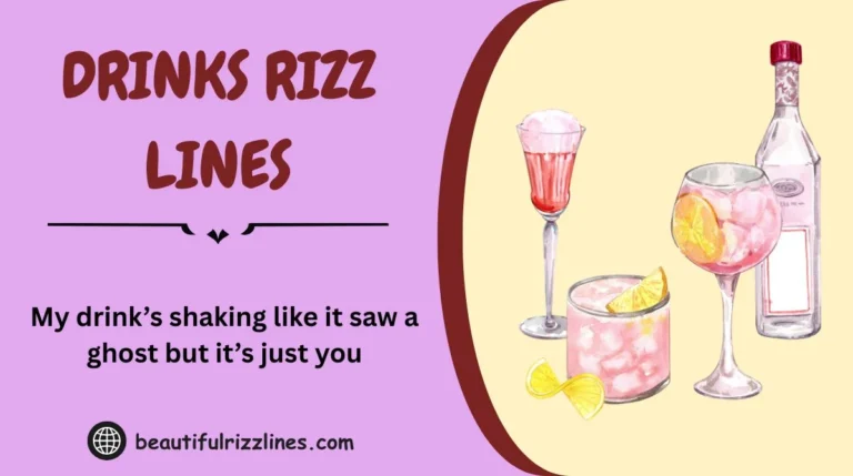 Drinks Rizz Lines