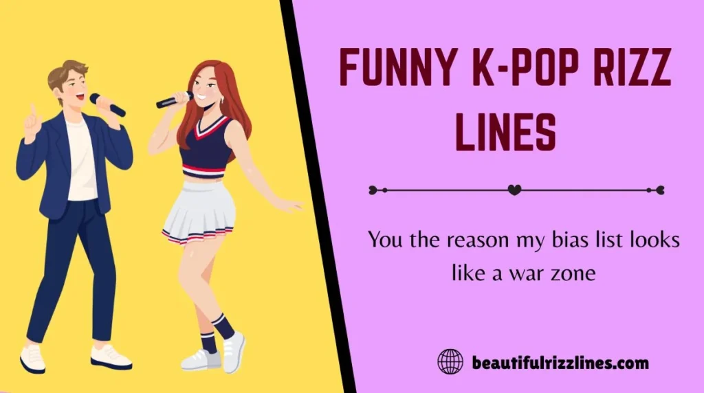 Funny K-Pop Rizz Lines