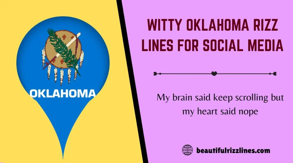 Witty Oklahoma Rizz Lines for Social Media