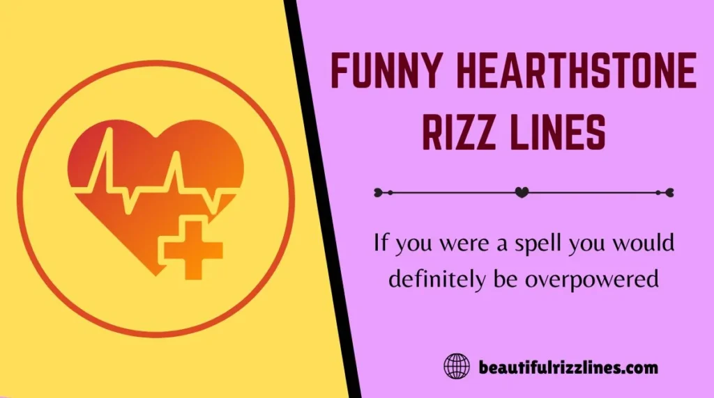 Funny Hearthstone Rizz Lines