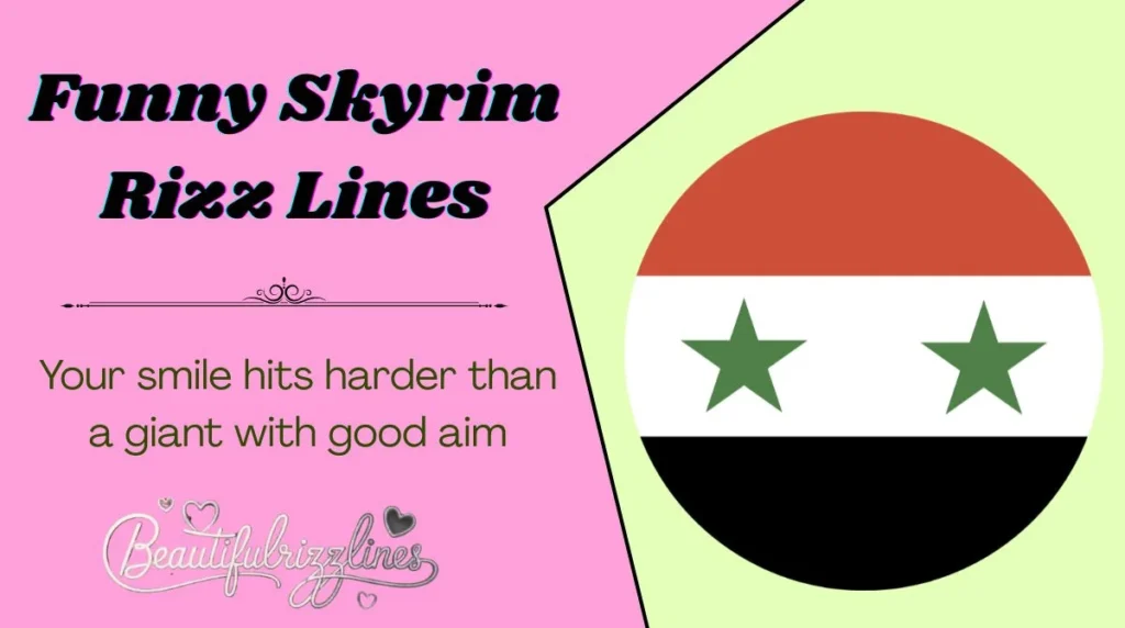 Funny Skyrim Rizz Lines