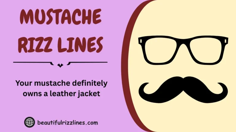 Mustache Rizz Lines