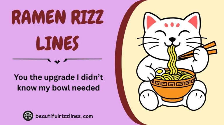 Ramen Rizz Lines