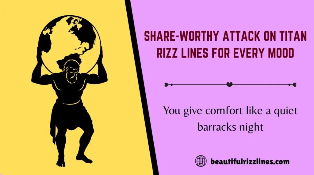 Share-Worthy Attack on Titan Rizz Lines for Every Mood