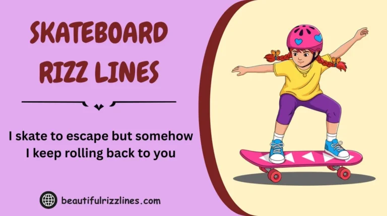 Skateboard Rizz Lines