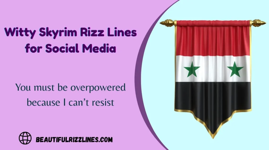 Witty Skyrim Rizz Lines for Social Media