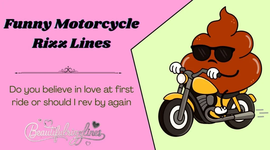Funny Motorcycle Rizz Lines