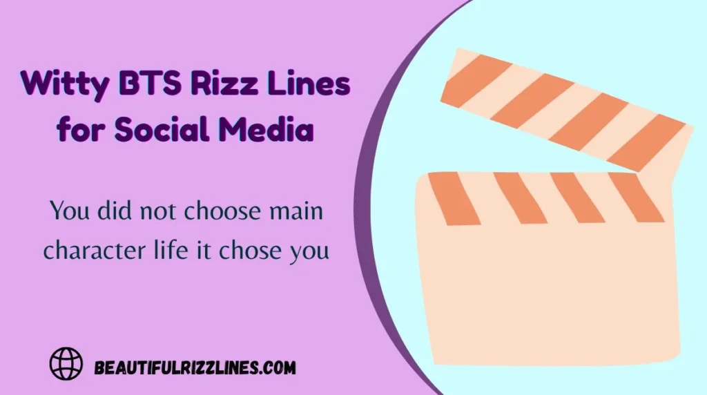 Witty BTS Rizz Lines for Social Media