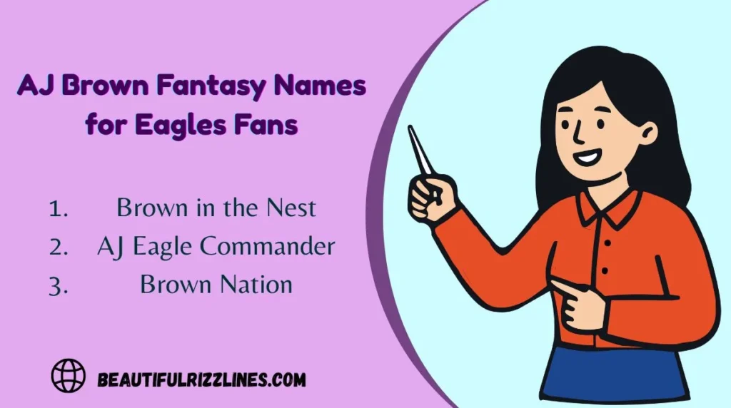 AJ Brown Fantasy Names for Eagles Fans