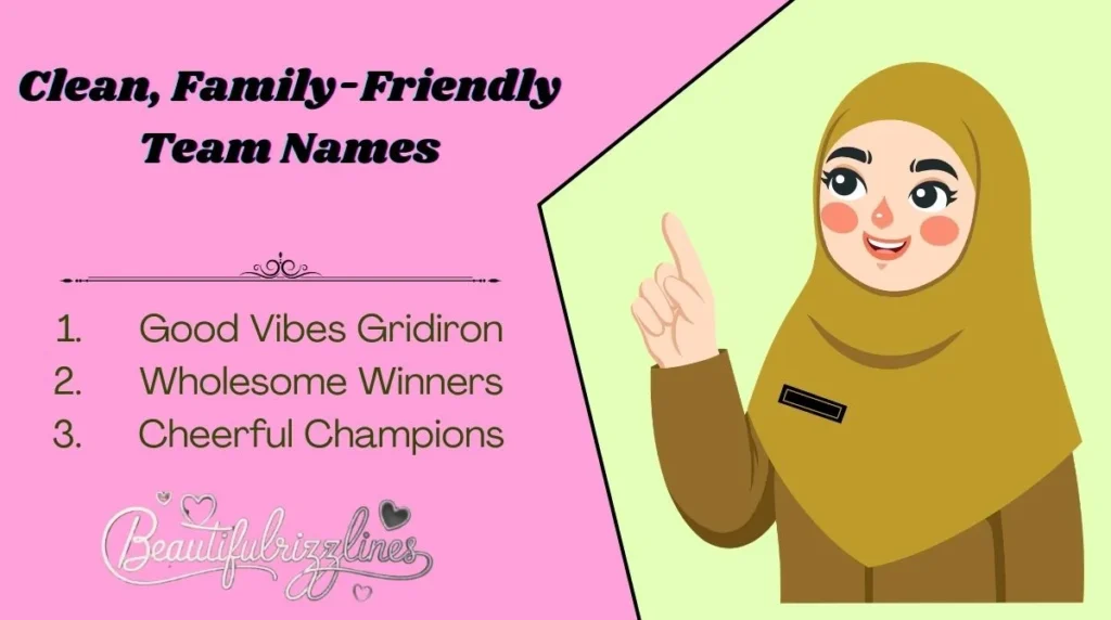 Clean, Family-Friendly Team Names