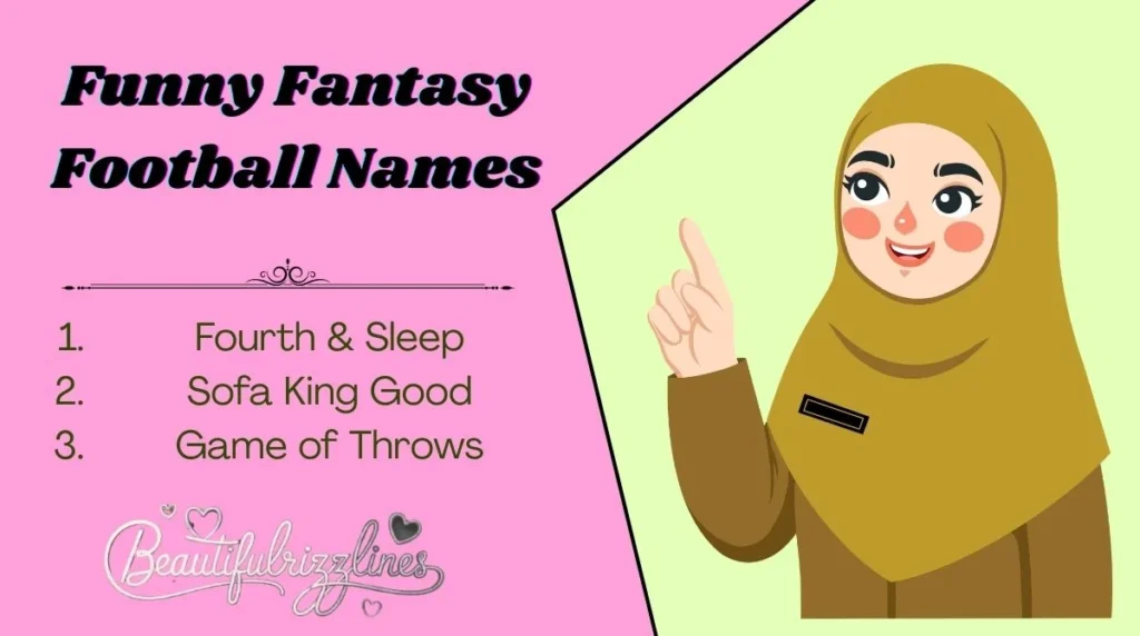 Funny Fantasy Football Names