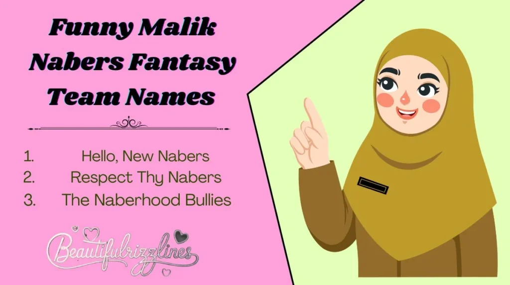 Funny Malik Nabers Fantasy Team Names