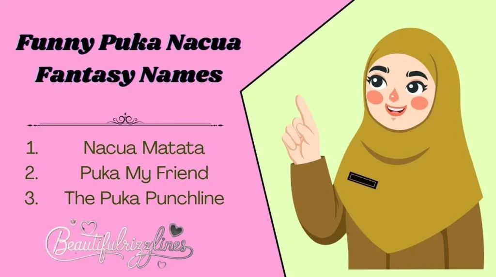 Funny Puka Nacua Fantasy Names