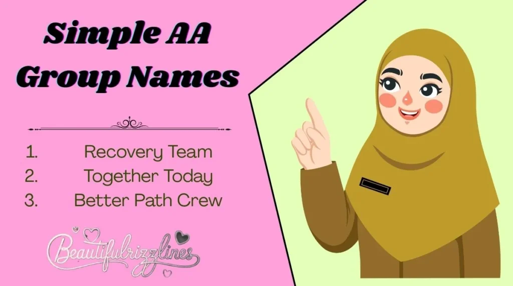 Simple AA Group Names